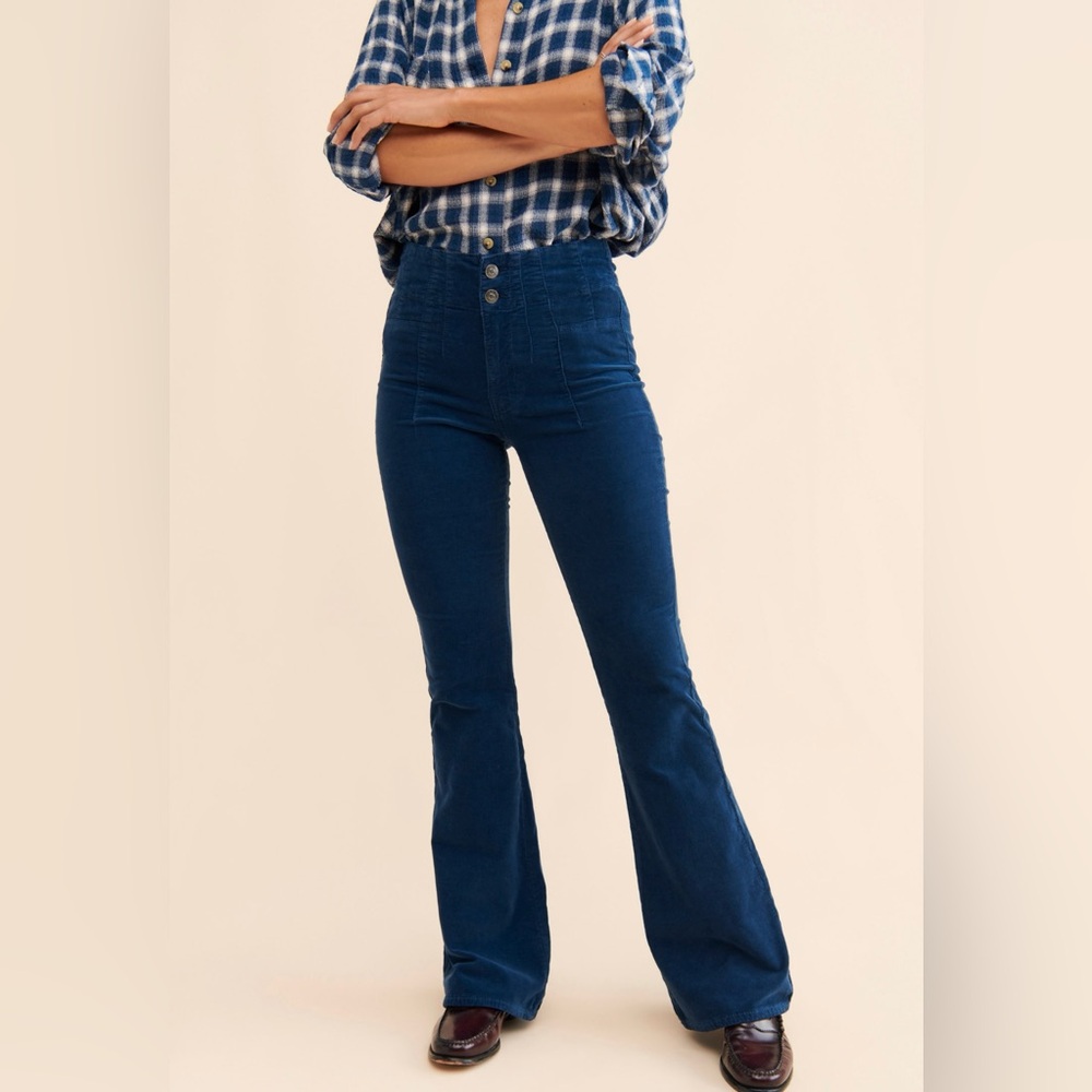 Free People Jayde Corduroy Flare Pants